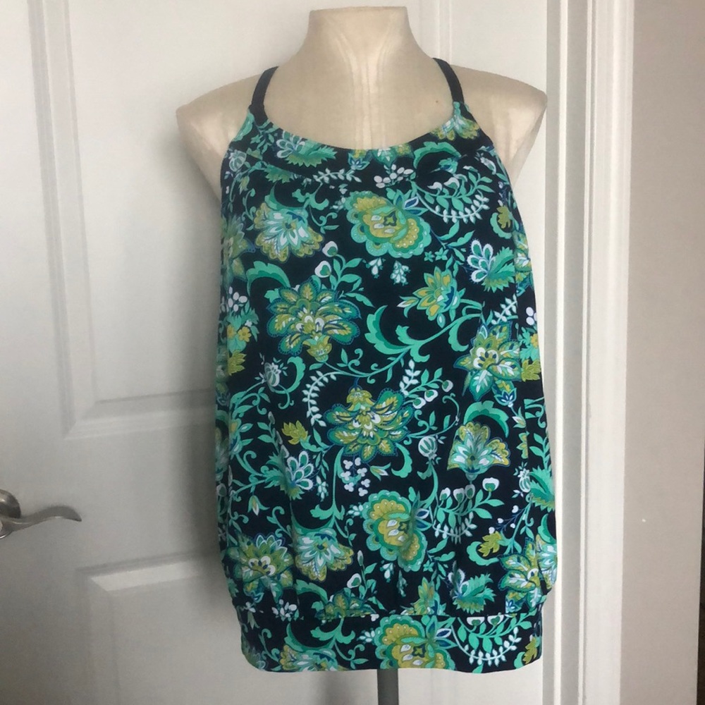 SOLD Lands’ End Blouson Tankini too with shelf bra